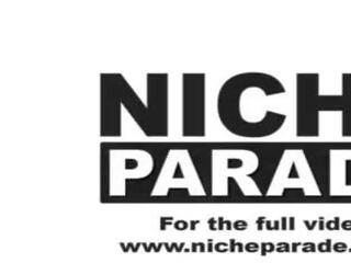 NICHE PARADE - Young&comma; Competitive Pornstars Jocelyn Stone And Kira Perez Enter Competition To Find Out Who Can go ahead A boy Cum Faster With Their Hands
