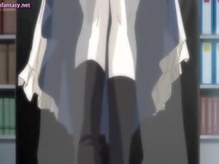 Teismeline anime teenija sisse valge sukad